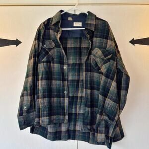 Arrow sportswear heavyweight wool flannel button down